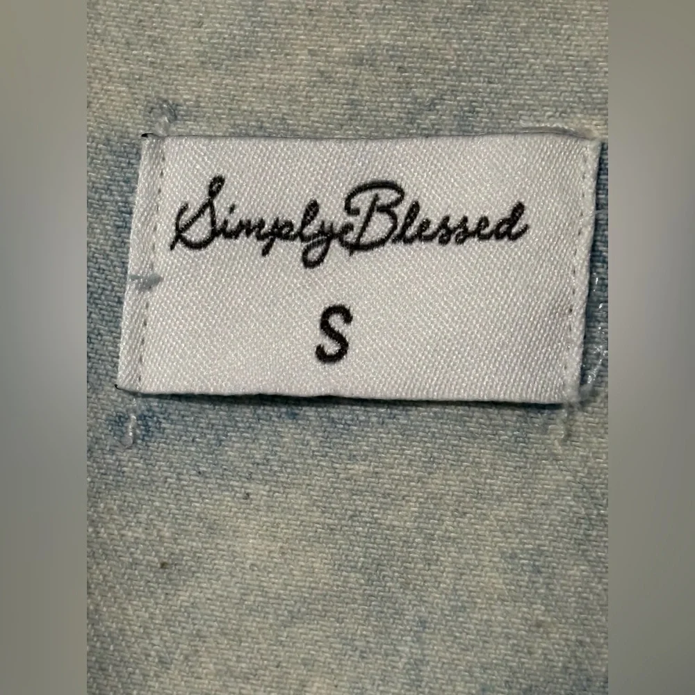 Denim Button Up Jacket - Picture 3 of 3